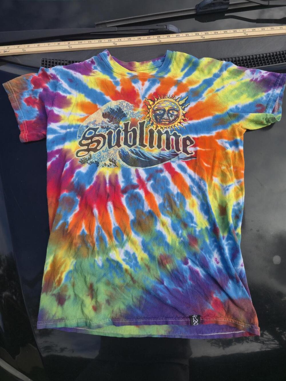 VINTAGE 4:20 by SUBLIME Tie-Dye BAND TEE T-Shirt MENS SIZE SMALL